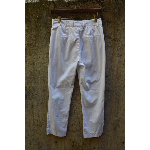 Pauw Amsterdam White Cotton-Lycra Trousers – Size 1 (Made in Portugal) - Picture 3 of 5